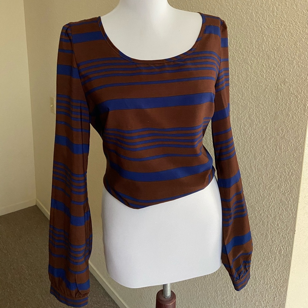 Blu Pepper long sleeve blouse